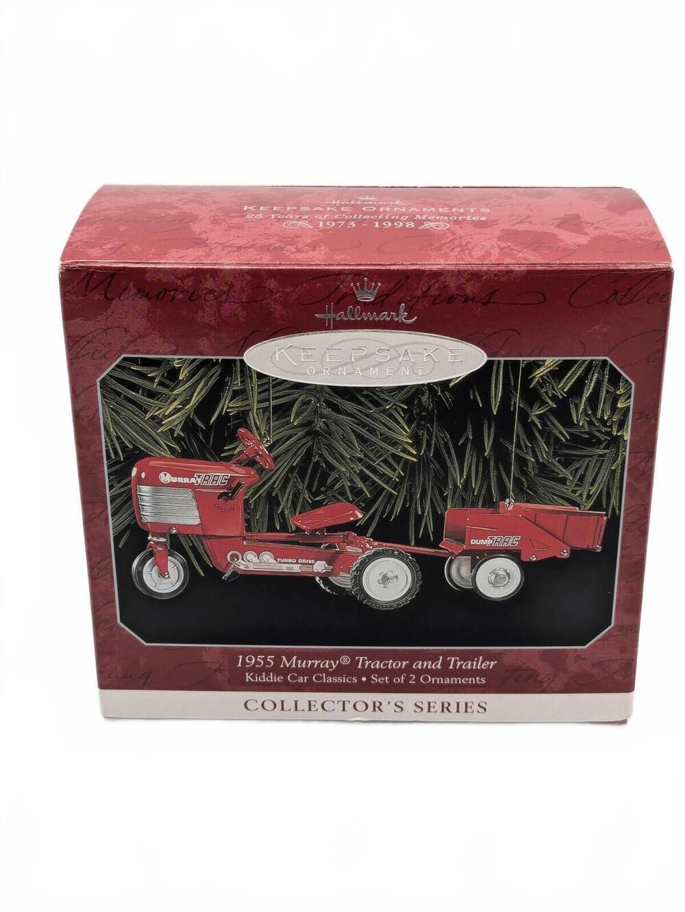 Hallmark Keepsake 1955 Murray Tractor and Trailer 1998 5th in the Series